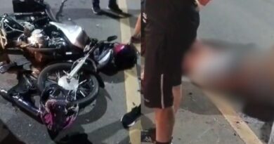 Motociclista e passageiro quase morrem após serem atingidos por ‘cavalinho’ na Ponte Rio Negro